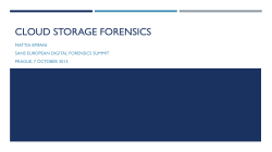 Cloud Storage Forensics