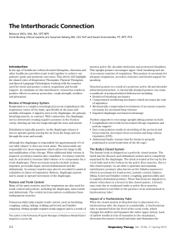 The Inter-thoracic Connection - Passy-Muir