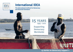 15 YEARS International IDEA