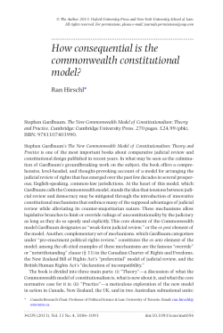 How consequential is the commonwealth