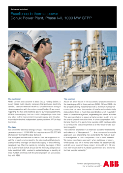 Dohuk Power Plant, Phase I+II, 1000 MW GTPP