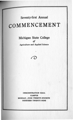 COMMENCEMENT