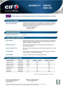 GEARELF 5 80W-90 85W-140