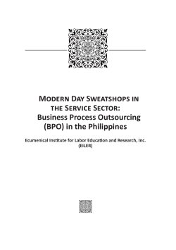 Modern Day Sweatshops in the Service Sector: Business Process