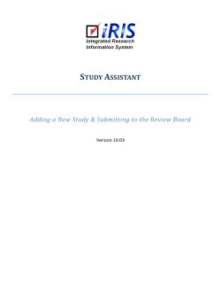 Add a Study