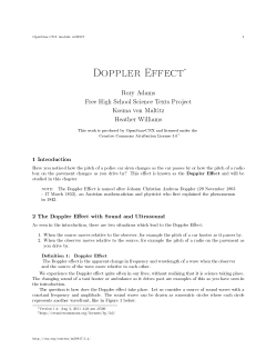 Doppler Effect