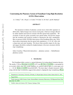 Constraining the Planetary System of Fomalhaut Using High