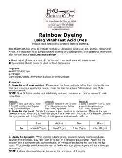 Rainbow Dyeing - Pro Chemical and Dye