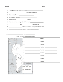 Spansh-Speaking Countries Wkst