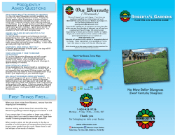 Roberta`s Growing Guide