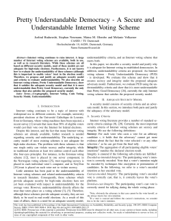 Pretty Understandable Democracy - A Secure and