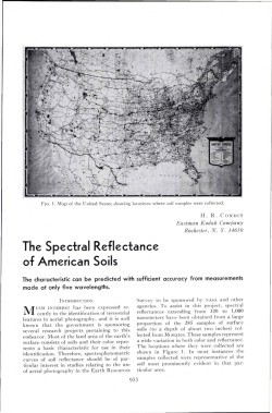 The Spectral Reflectance of American Soils