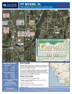 Ft Myers - Six Mile Cypress Pkwy - Flyer