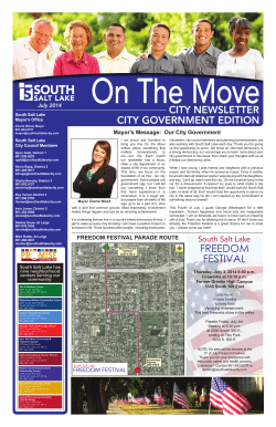 July - City of South Salt Lake
