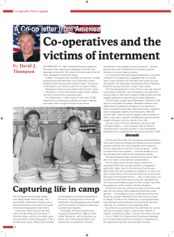 Japanese American Co-ops in the Relocation Camps