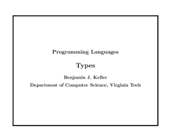 Programming Languages