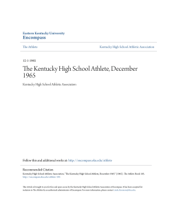 The Kentucky High School Athlete, December - Encompass