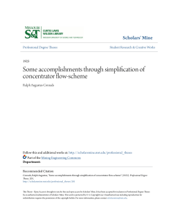 Some accomplishments through simplification of