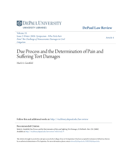 Due Process and the Determination of Pain and