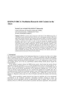KM3NeT-ORCA: Oscillation Research with Cosmics in the Abyss
