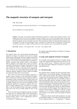 The magnetic structure of sunspots and starspots