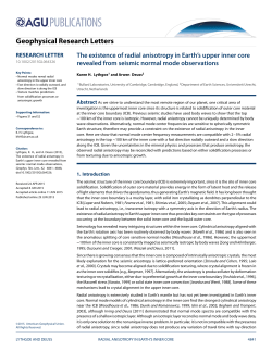 The existence of radial anisotropy in Earth`s upper inner core