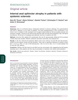 Internal anal sphincter atrophy in patients with systemic sclerosis