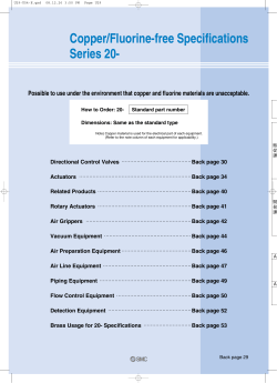 Copper/Fluorine-free Specifications Series 20-
