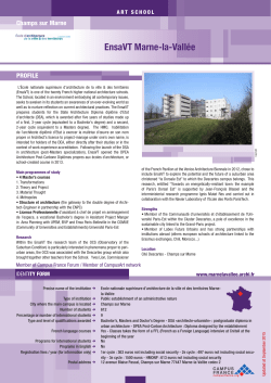 Ecole nationale sup&eacute;rieure d`architecture de la