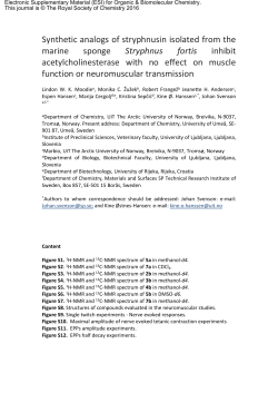 Synthetic analogs of stryphnusin isolated from the marine sponge