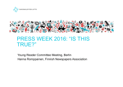 Is It true - WAN-IFRA