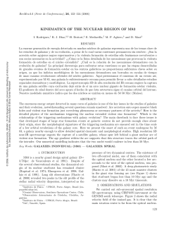 kinematics of the nuclear region of m83