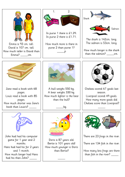 Emma is 93 cm. tall. David is 107 cm. tall. How much taller is David