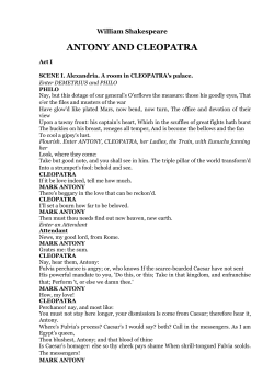 antony and cleopatra - Biblioteca pe mobil