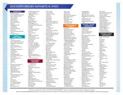 2014 north/bergen alphabetical index