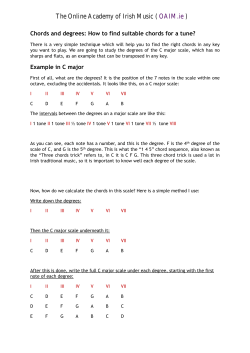 Chords and degrees pdf