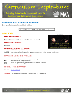 Units of Big Powers - Mathematical Association of America