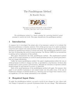 The Parallelogram Method