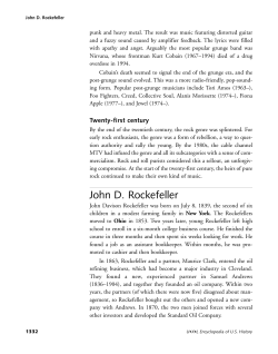 John D. Rockefeller