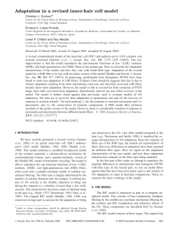 Adaptation in a revised inner