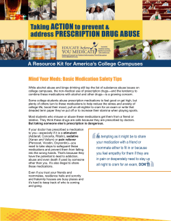 Mind Your Meds: Basic Medication Safety Tips