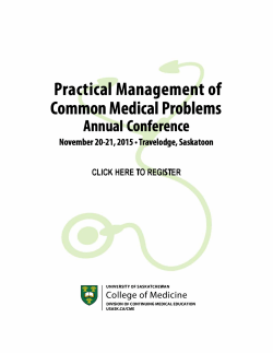 Conference - University of Saskatchewan