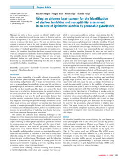 Using an airborne laser scanner for the identification of shallow