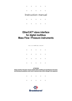 Modbus Instruction Manual for MBC