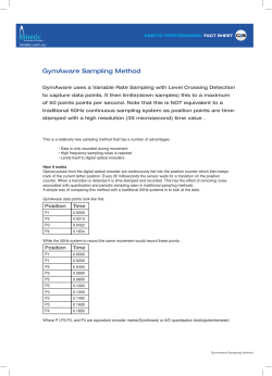 GymAware Sampling Method