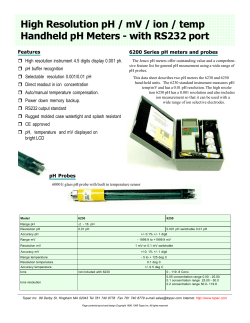 pH/ISE meter