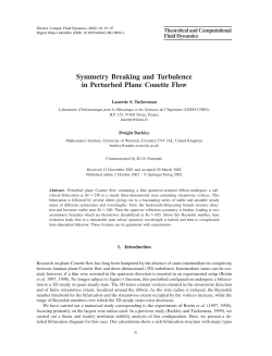 Symmetry Breaking and Turbulence in Perturbed Plane Couette Flow