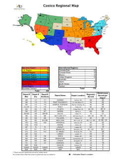 Costco Regional Map