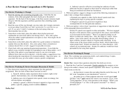 1 A Peer Review Prompt Compendium: 6 PR Options