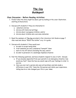 The Cay Guidepost - Tell City